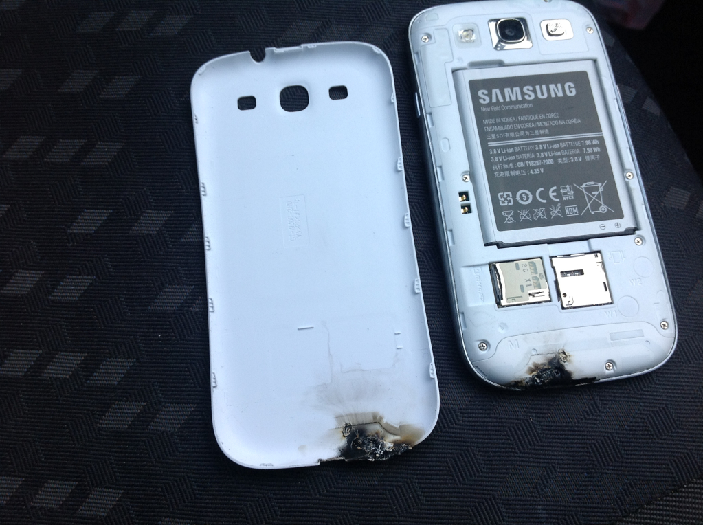 galaxy s3 exploded