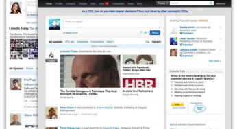 LinkedIn Makes Homepage More Like Facebook, Google+