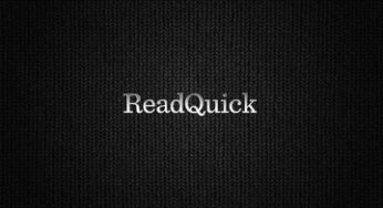 ReadQuick: Mobile App to Aid Rapid Reading