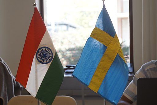 India Sweden Flag